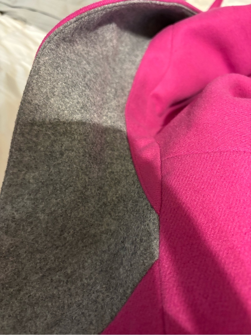 Banana Republic Fuchsia Single-Breasted Pea Coat - Picture 9 of 11
